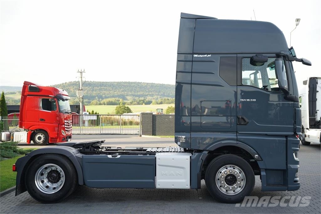 MAN TGX 18.510 / GX / RETARDER / KLIMA POSTOJOWA / NAV Nyergesvontatók