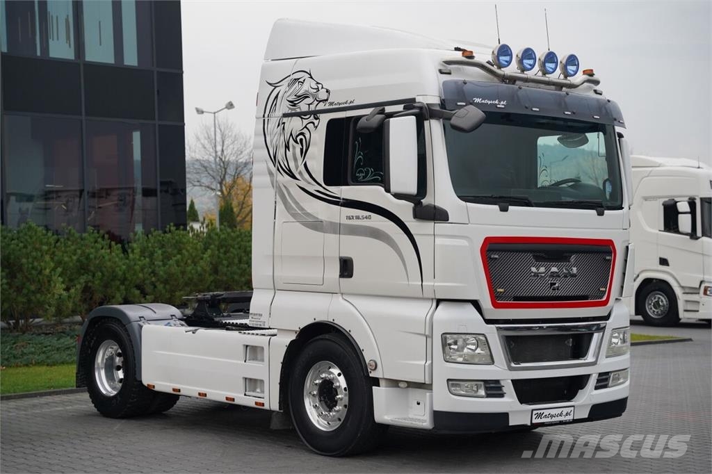 MAN TGX 18.540 / XLX / HYDRAULIKA / RETARDER / SKÓRY / Седельные тягачи