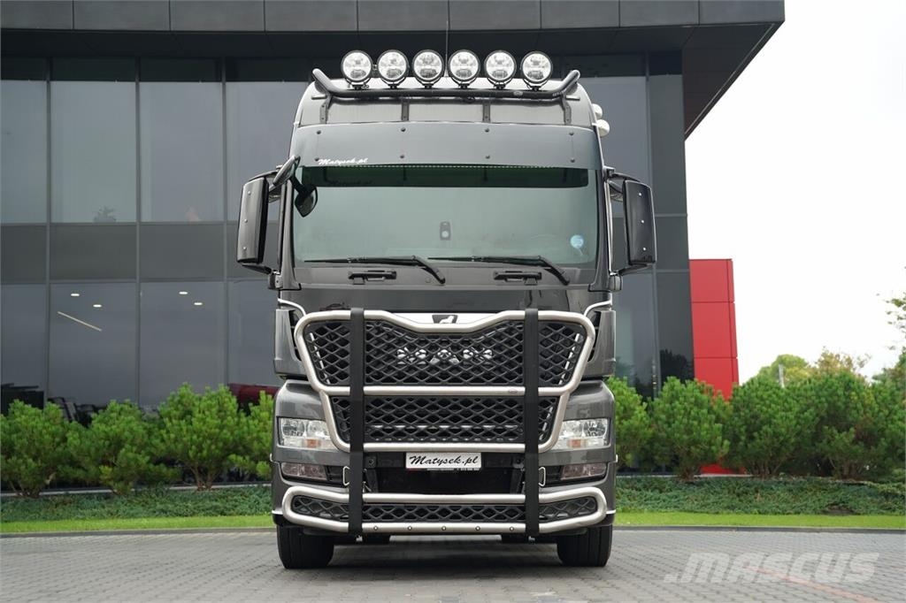 MAN TGX 18.580 / GX / RETARDER / CAŁY NA PODUSZKACH /  Ťahače