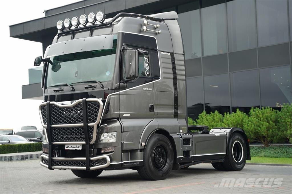 MAN TGX 18.580 / GX / RETARDER / CAŁY NA PODUSZKACH /  Ťahače