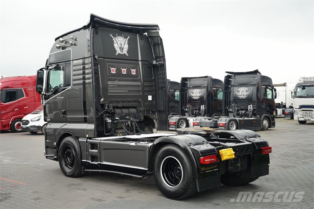 MAN TGX 18.580 / GX / RETARDER / CAŁY NA PODUSZKACH /  Ťahače