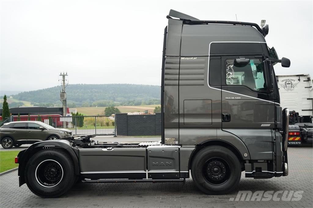 MAN TGX 18.580 / GX / RETARDER / CAŁY NA PODUSZKACH /  Ťahače