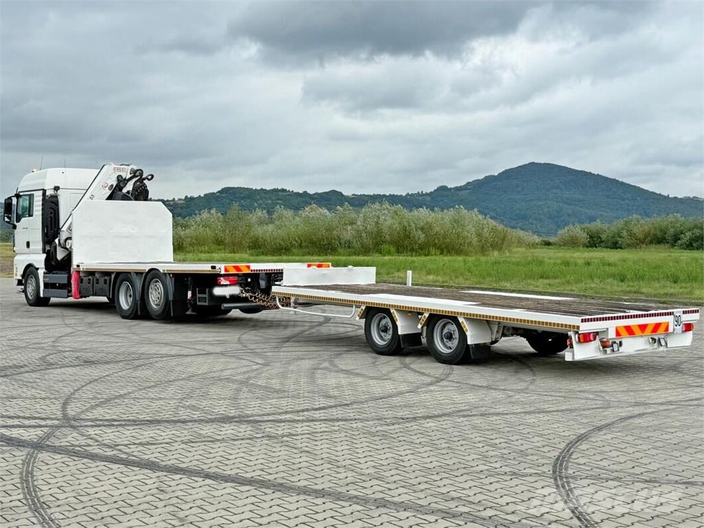 MAN TGX 26.440 * FASSI F455A.2.26E + FUNK + Anhänger Járműszállítók