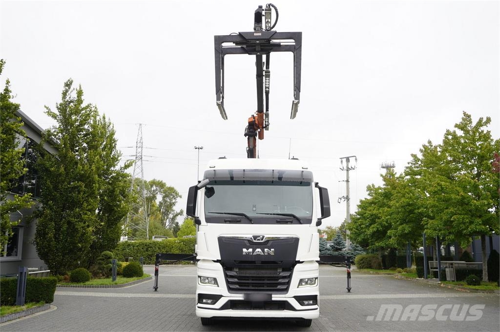 MAN TGX 26.470 6x2-4 / 30 tho. km!!! / Atlas 170.2vb-a Járműszállítók