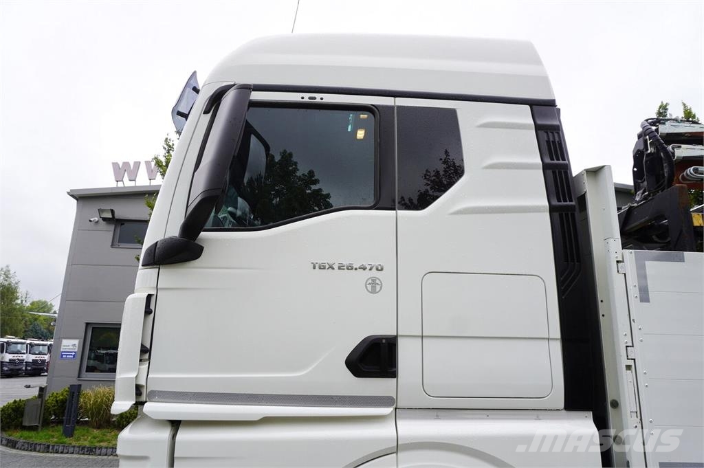 MAN TGX 26.470 6x2-4 / 30 tho. km!!! / Atlas 170.2vb-a Járműszállítók