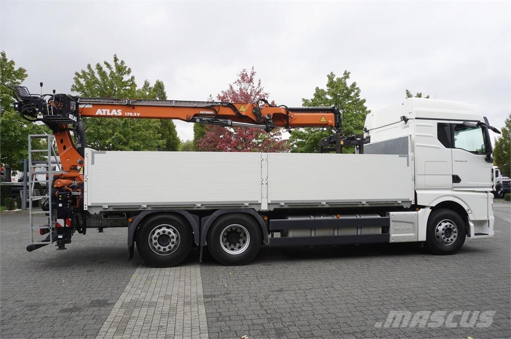 MAN TGX 26.470 6x2-4 / 30 tho. km!!! / Atlas 170.2vb-a Гусеничные краны