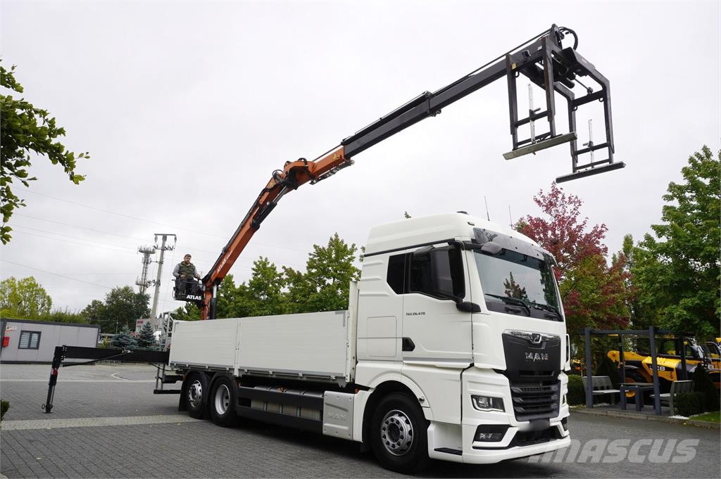 MAN TGX 26.470 6x2-4 / 30 tho. km!!! / Atlas 170.2vb-a Гусеничные краны