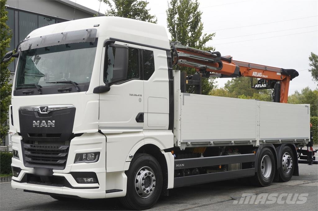 MAN TGX 26.470 6x2-4 / 30 tho. km!!! / Atlas 170.2vb-a Гусеничные краны
