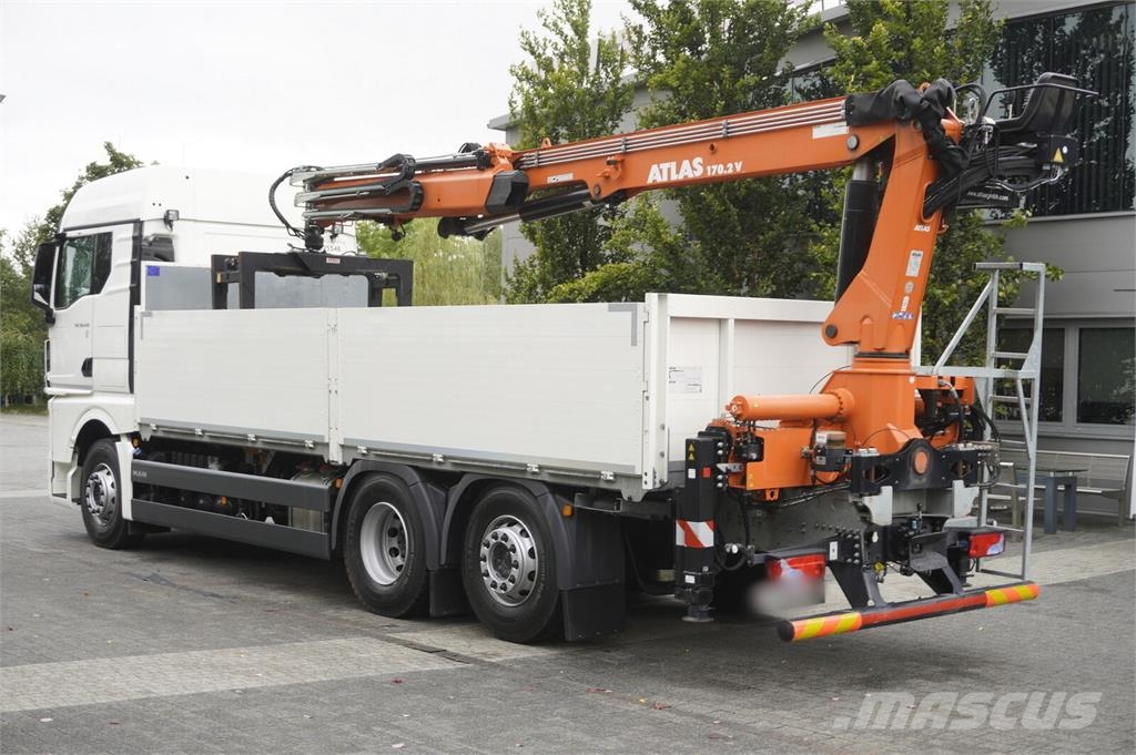 MAN TGX 26.470 6x2-4 / 30 tho. km!!! / Atlas 170.2vb-a Гусеничные краны