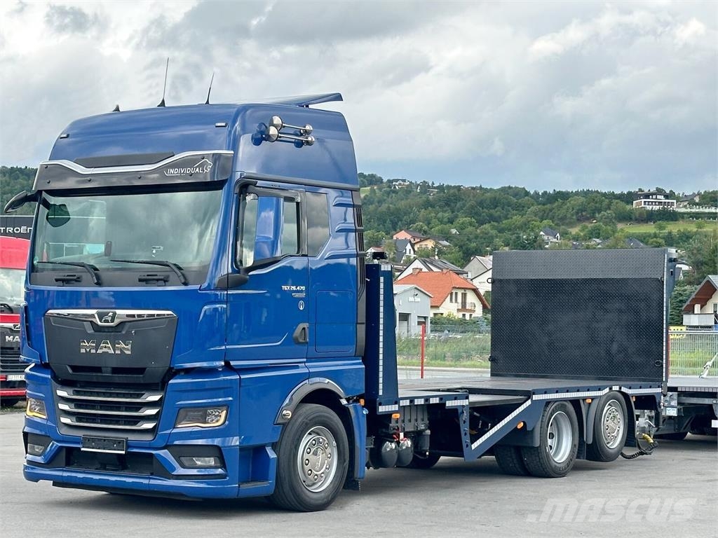 MAN TGX 26.470 * ABSCHLEPPWAGEN 6,60m + Anhänger Vehículos de reciclaje