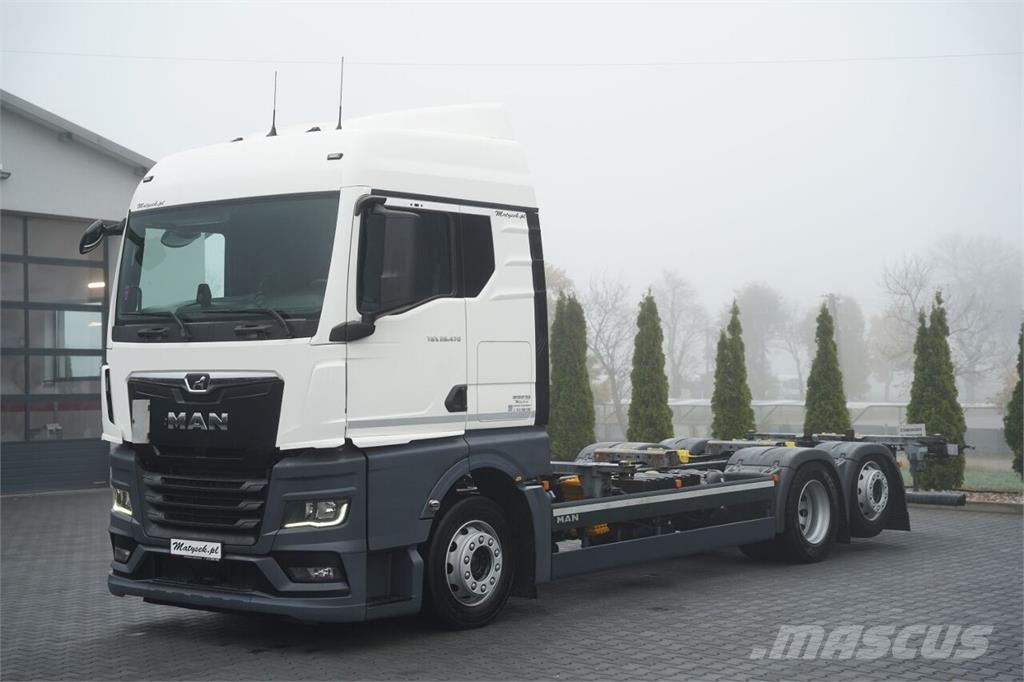 MAN TGX 26.470 / BDF / 6X2 / ZABUDOWA SDG HV 100/120 / Alváz és felfüggesztés
