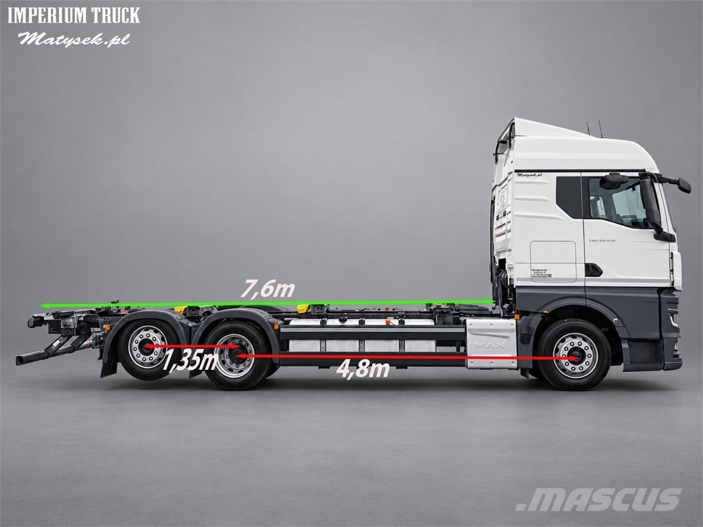 MAN TGX 26.470 / BDF / 6X2 / ZABUDOWA SDG HV 100/120 / Alváz és felfüggesztés