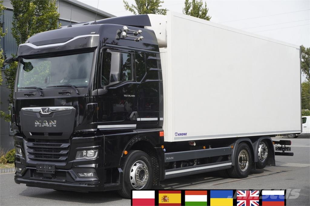 MAN TGX 26.480 6x2 / 70 tho. km!!! / KRONE 18 EPAL ref Caminhões com temperatura controlada