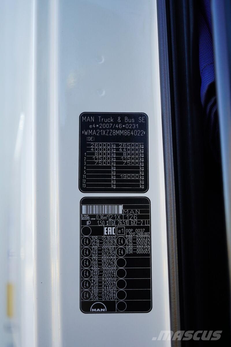 MAN TGX / 26.510 / ACC / EURO 6 / CHŁODNIA / HAKÓWKA / Camion frigorifique