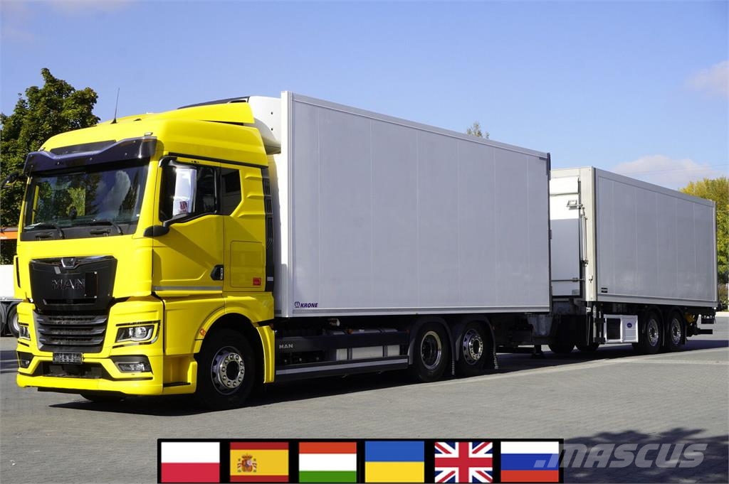 MAN TGX 26.510 6×2-4 / Krone 18 EPAL refrigerator / Th Chłodnie samochodowe