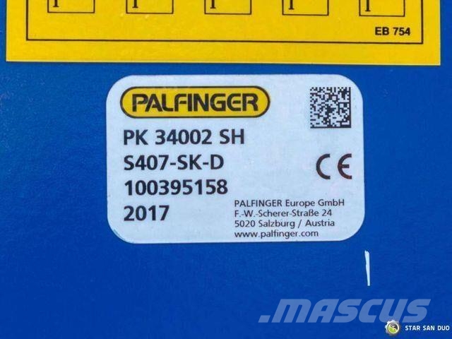 MAN TGX 35.460 8x4 PALFINGER PK 34002 SH Crane Platte bakwagens