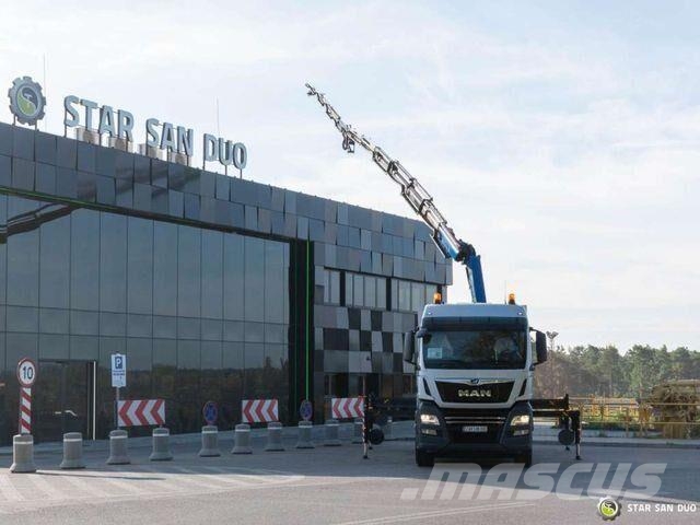 MAN TGX 35.460 8x4 PALFINGER PK 34002 SH Crane Platte bakwagens