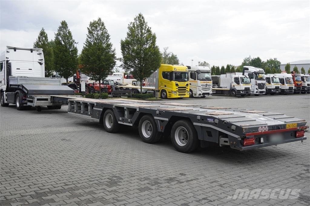 Mega ALIM DORSE ALM3 low bed semi-trailer / 2024 / Exte نصف مقطورة مسطحة منخفضة