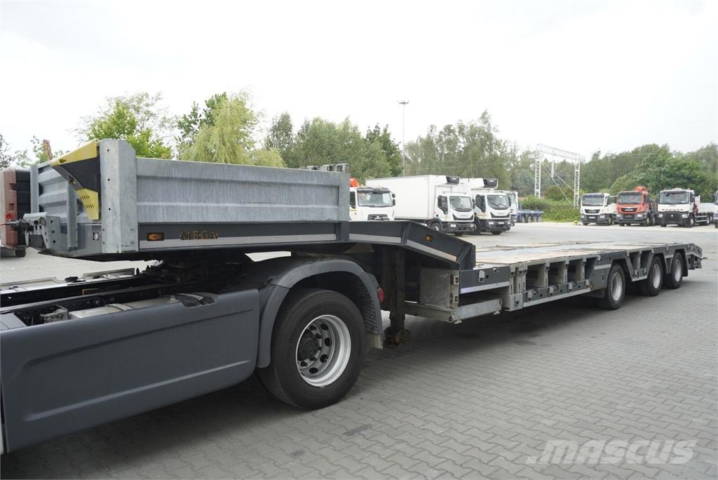 Mega ALIM DORSE ALM3 low bed semi-trailer / 2024 / Exte نصف مقطورة مسطحة منخفضة