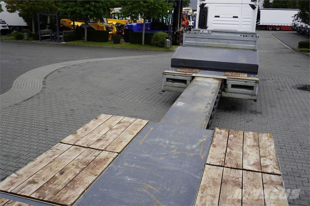 Mega ALIM DORSE ALM3 low bed semi-trailer / 2024 / Exte نصف مقطورة مسطحة منخفضة