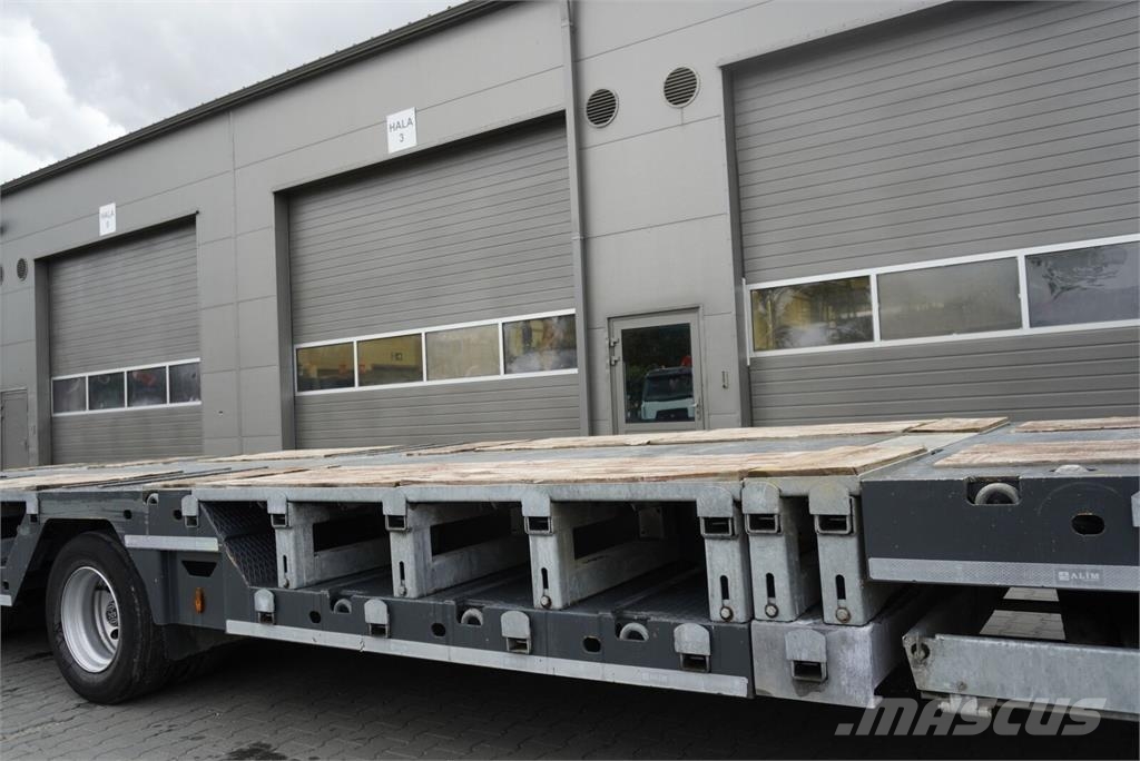 Mega ALIM DORSE ALM3 low bed semi-trailer / 2024 / Exte نصف مقطورة مسطحة منخفضة