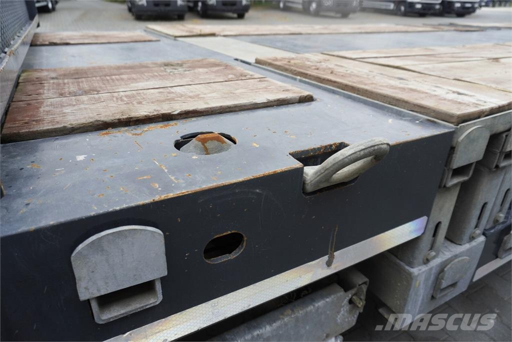 Mega ALIM DORSE ALM3 low bed semi-trailer / 2024 / Exte نصف مقطورة مسطحة منخفضة