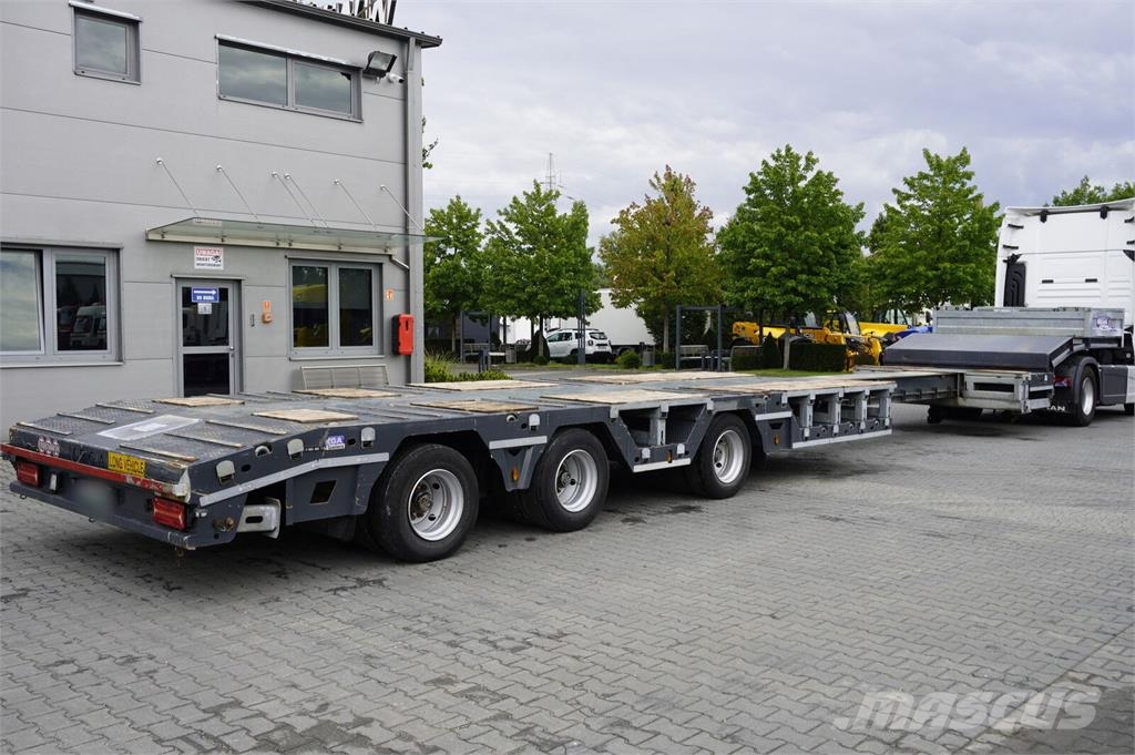 Mega ALIM DORSE ALM3 low bed semi-trailer / 2024 / Exte نصف مقطورة مسطحة منخفضة
