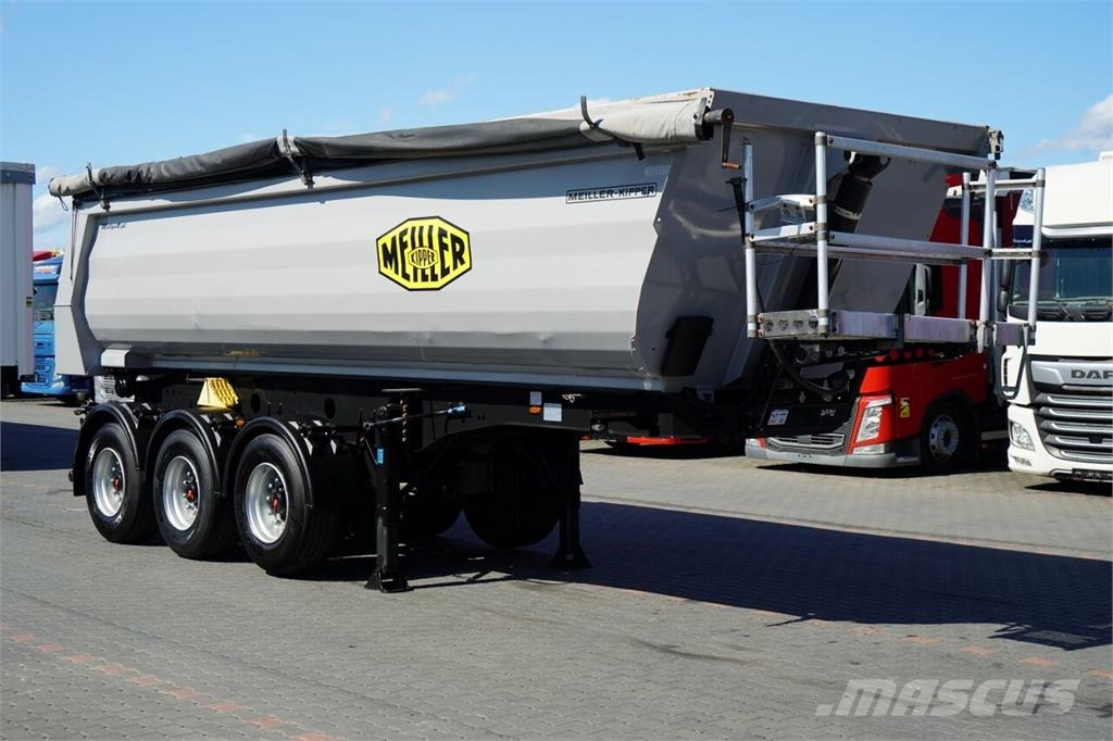 Meiller KIPPER / WYWROTKA - 30 m3 / STALOWA / OŚ PODNOSZON Semirremolques bañera