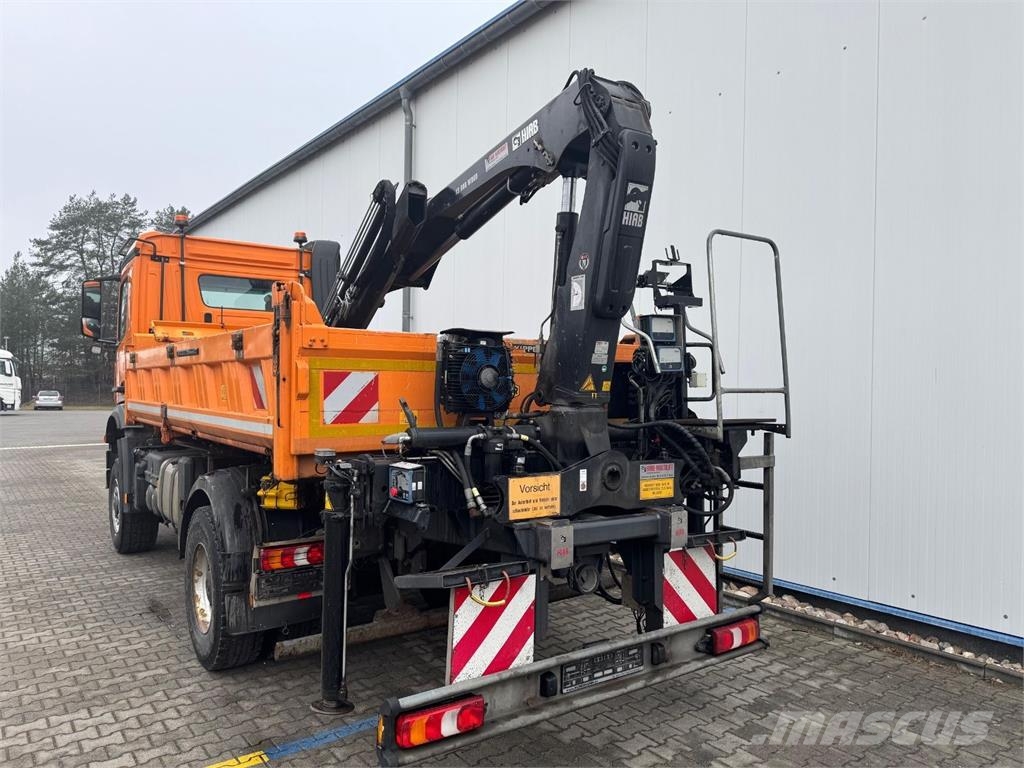 Mercedes-Benz 2036 AK 4x4 3-Way Meiller Tipper Crane HIAB XS088B Sklápěče