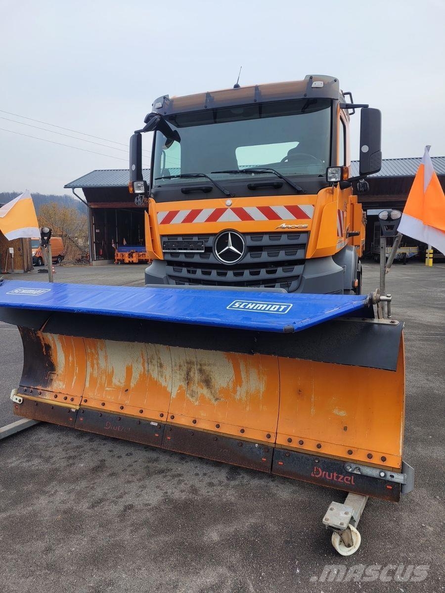 Mercedes-Benz 2036 AK 4x4 3-Way Meiller Tipper Crane HIAB XS088B Sklápěče