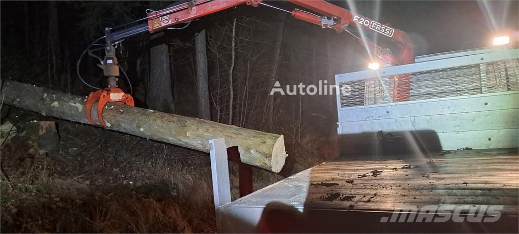 Mercedes-Benz 413 - Doka tipper+crane with gripper Sklápěče