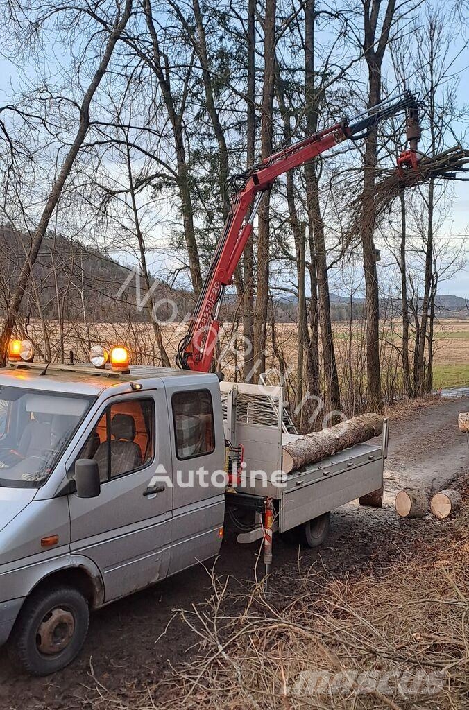 Mercedes-Benz 413 - Doka tipper+crane with gripper Sklápěče