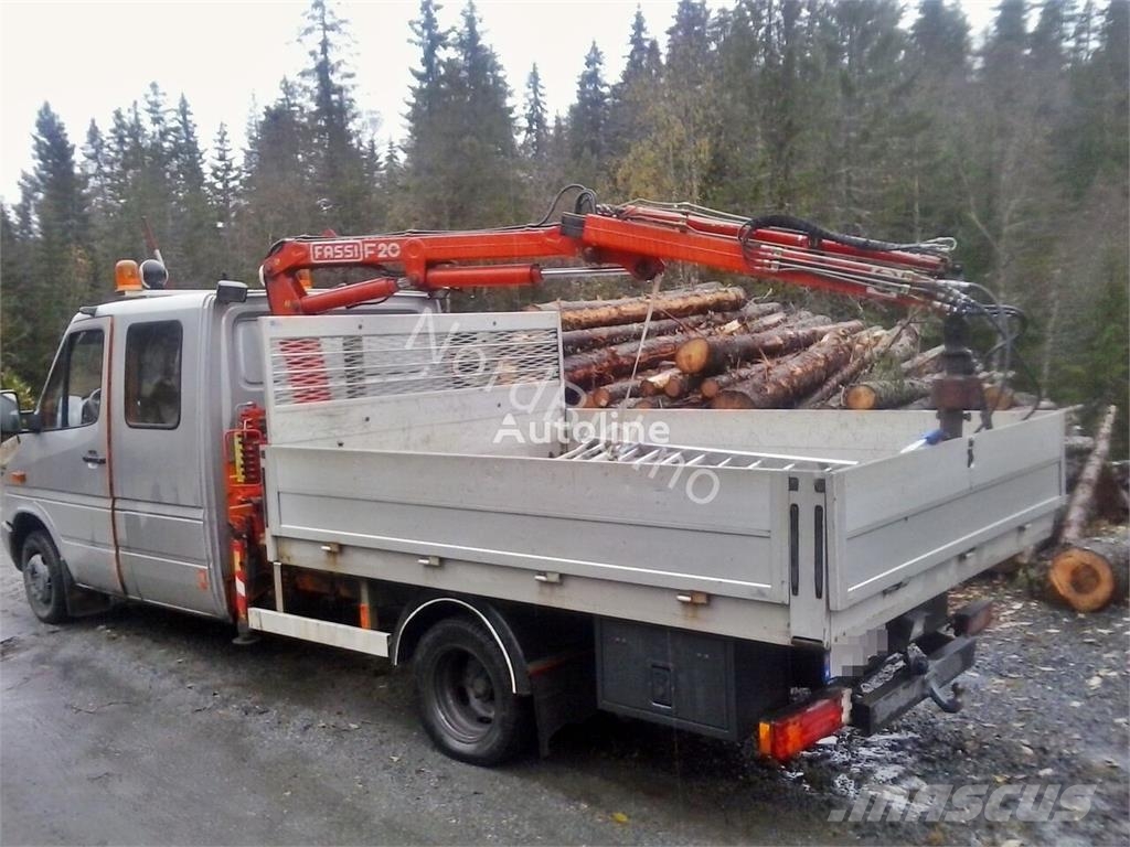 Mercedes-Benz 413 - Doka tipper+crane with gripper Sklápěče