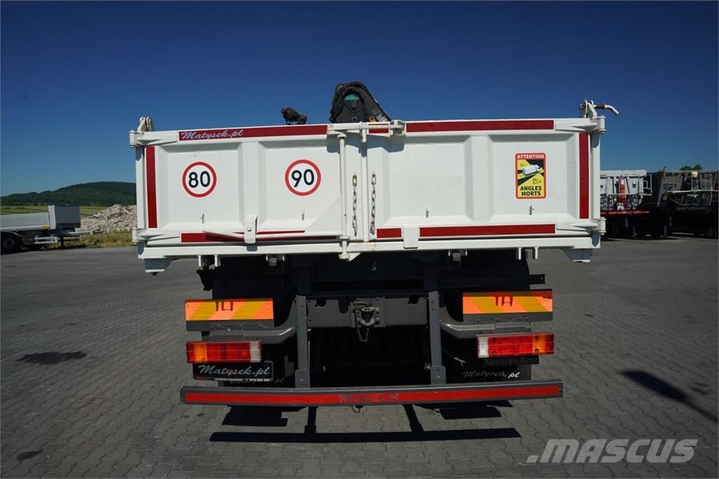 Mercedes-Benz ATEGO 16.24 / 4X4 / WYWROTKA + HDS HIAB 111 BS-2 Wywrotki