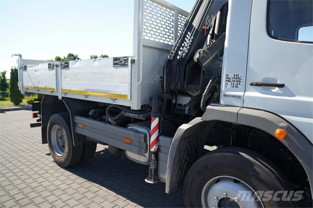 Mercedes-Benz ATEGO 16.24 / 4X4 / WYWROTKA + HDS HIAB 111 BS-2 Wywrotki