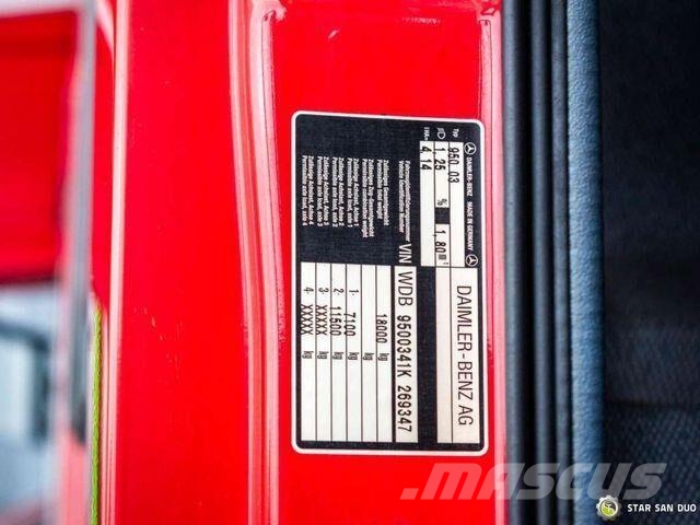 Mercedes-Benz ACTROS 1835 4x2 ZIEGLER FIRE BRIGADE 消防車