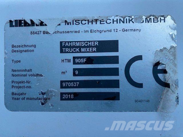 Mercedes-Benz AROCS 3240 8X4 MIXER LIEBHERR, 2018 Kamioni mikseri za beton