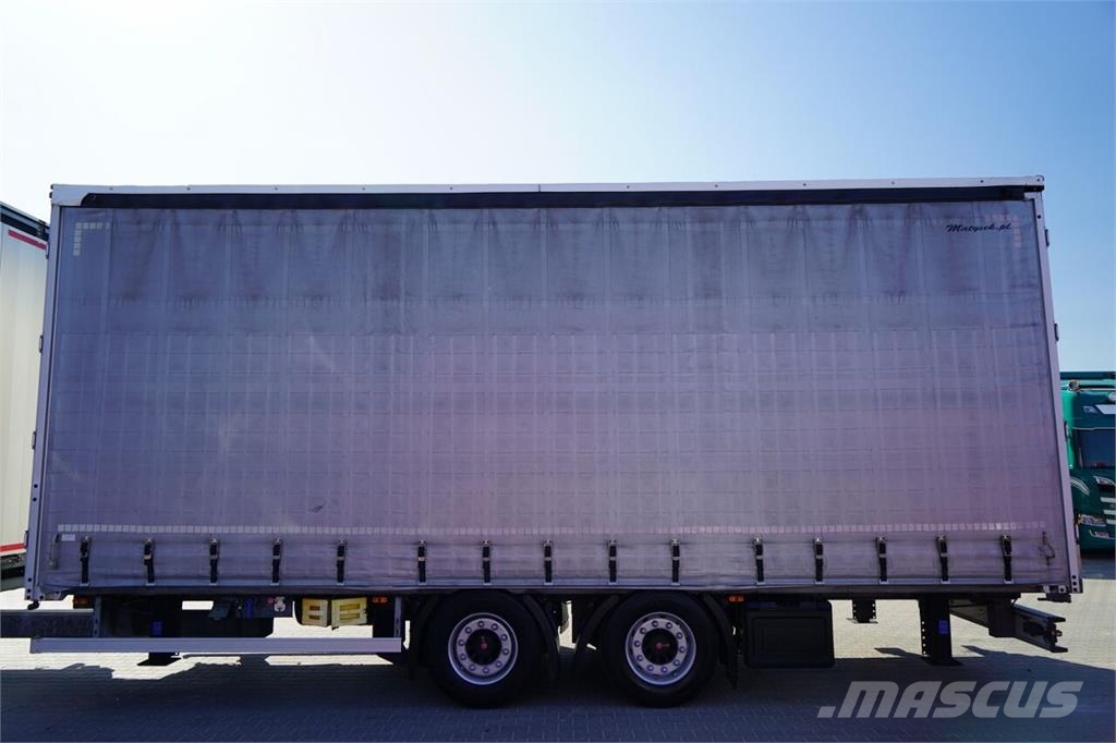 Mercedes-Benz ACTROS 2545 / ZESTAW TANDEM 120 M3 / PRZEJAZDOWY / Φορτηγά Καρότσα - Κουρτίνα