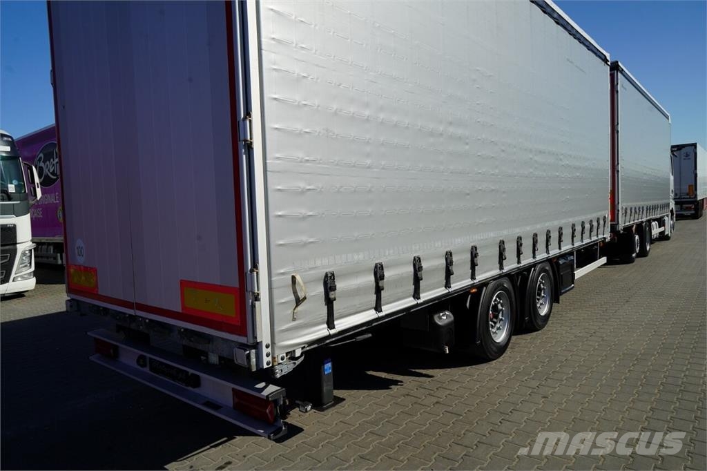 Mercedes-Benz ACTROS 2545 / ZESTAW TANDEM 120 M3 / PRZEJAZDOWY / Φορτηγά Καρότσα - Κουρτίνα