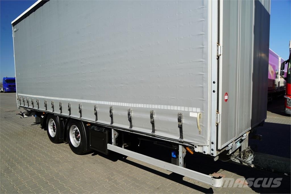 Mercedes-Benz ACTROS 2545 / ZESTAW TANDEM 120 M3 / PRZEJAZDOWY / Φορτηγά Καρότσα - Κουρτίνα