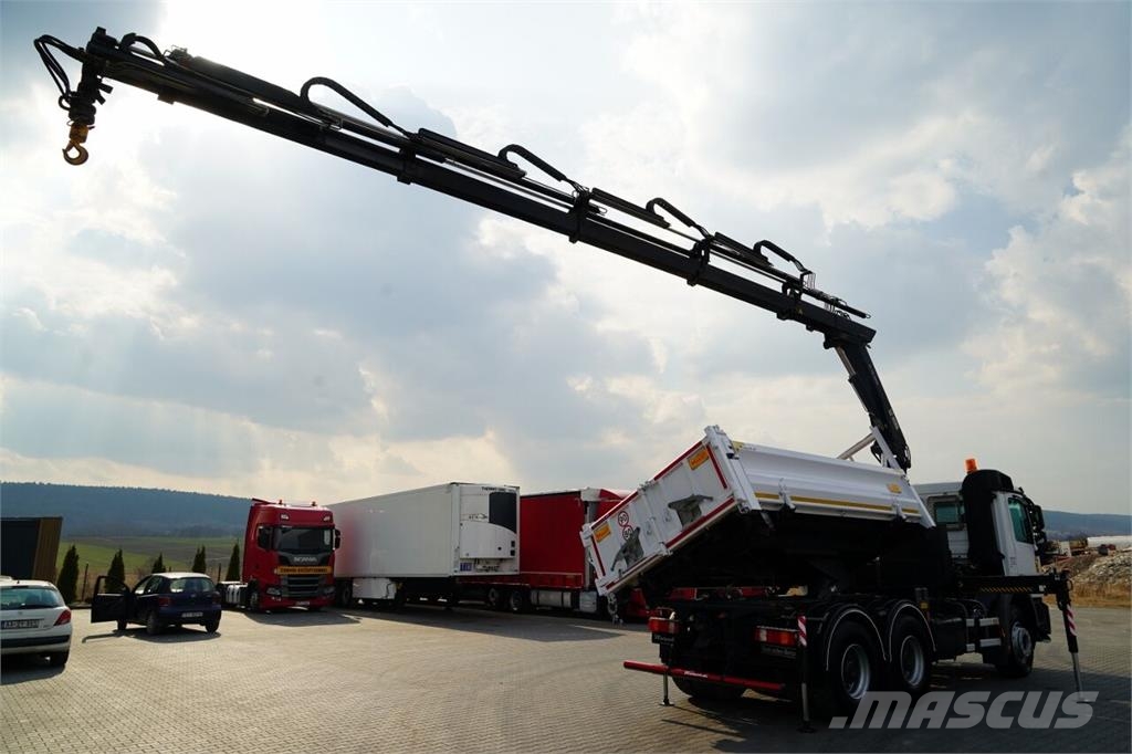 Mercedes-Benz ACTROS 2644 / 6X4 / BASCULATOR / 2X PLĂCI HIDRAULI شاحنات قلابة
