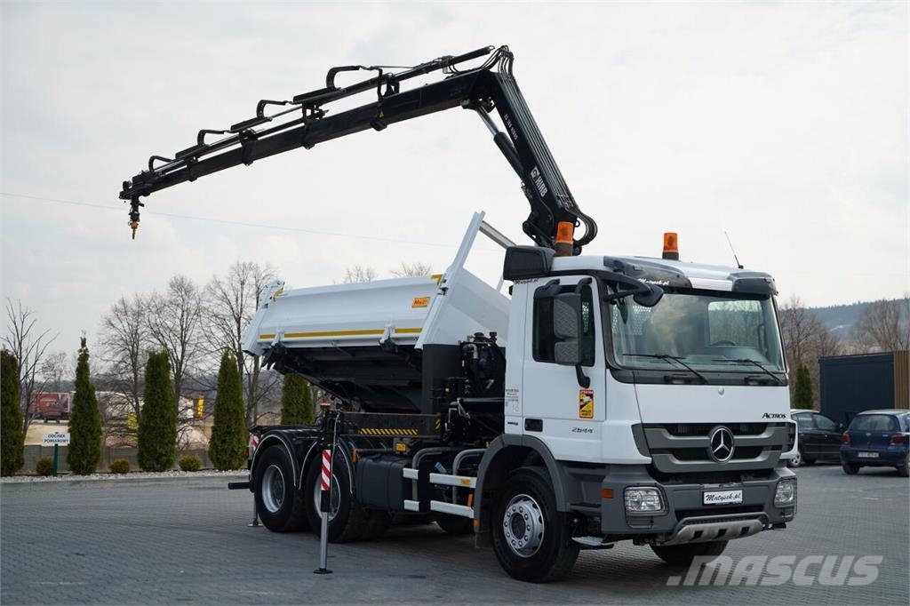 Mercedes-Benz ACTROS 2644 / 6X4 / BASCULATOR / 2X PLĂCI HIDRAULI شاحنات قلابة