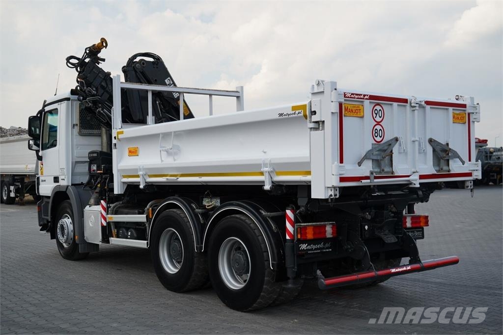 Mercedes-Benz ACTROS 2644 / 6X4 / BASCULATOR / 2X PLĂCI HIDRAULI شاحنات قلابة