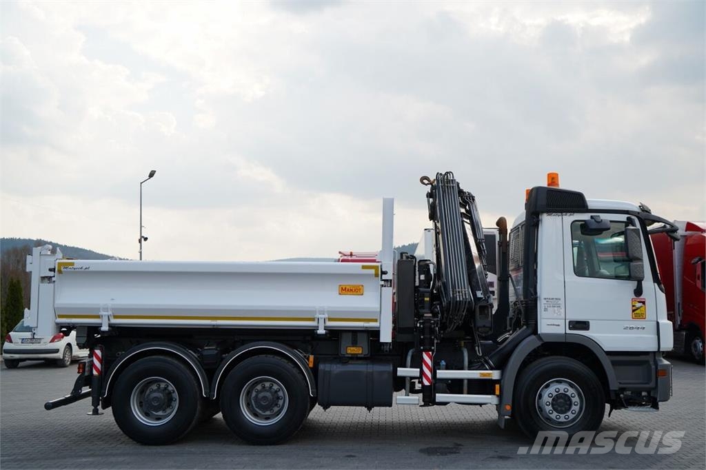 Mercedes-Benz ACTROS 2644 / 6X4 / BASCULATOR / 2X PLĂCI HIDRAULI شاحنات قلابة