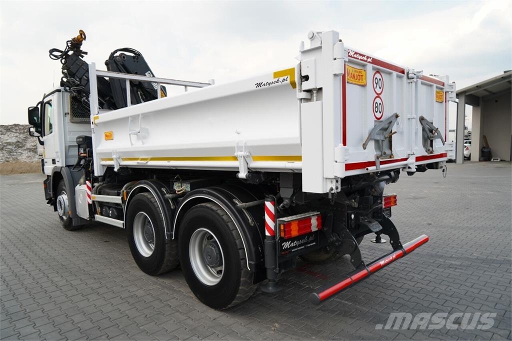 Mercedes-Benz ACTROS 2644 / 6X4 / BASCULATOR / 2X PLĂCI HIDRAULI شاحنات قلابة