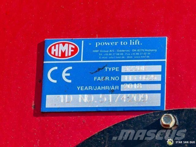 Mercedes-Benz AROCS 3345 6x6 HMF 3220 Winch Crane tipper Самоскиди