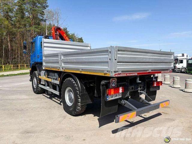 Mercedes-Benz AXOR 1824 4x4 PALFINGER PK 8500 Crane Kran Camion benne