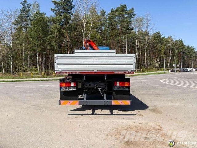 Mercedes-Benz AXOR 1824 4x4 PALFINGER PK 8500 Crane Kran Camion benne