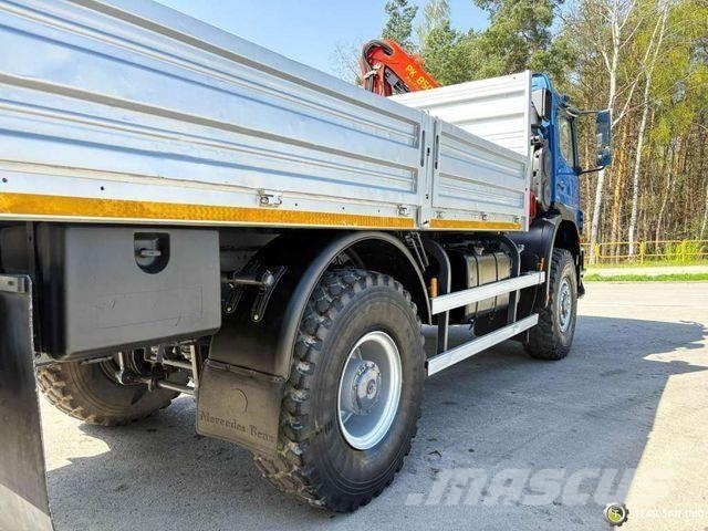 Mercedes-Benz AXOR 1824 4x4 PALFINGER PK 8500 Crane Kran Camion benne