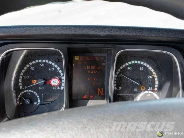 Mercedes-Benz Actros 2542 6x2 Palfinger PK 22002 EH Crane 平板栏板货车